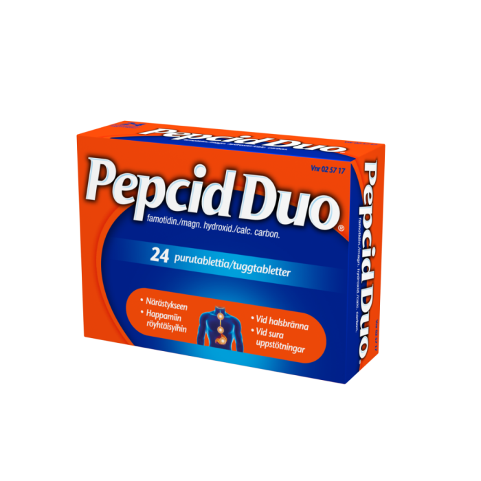 PEPCID DUO purutabletti 10/165/800 mg 24 fol kuva 5