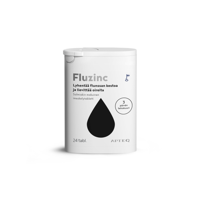 Apteq Fluzinc salmiakki 24 tabl kuva 2