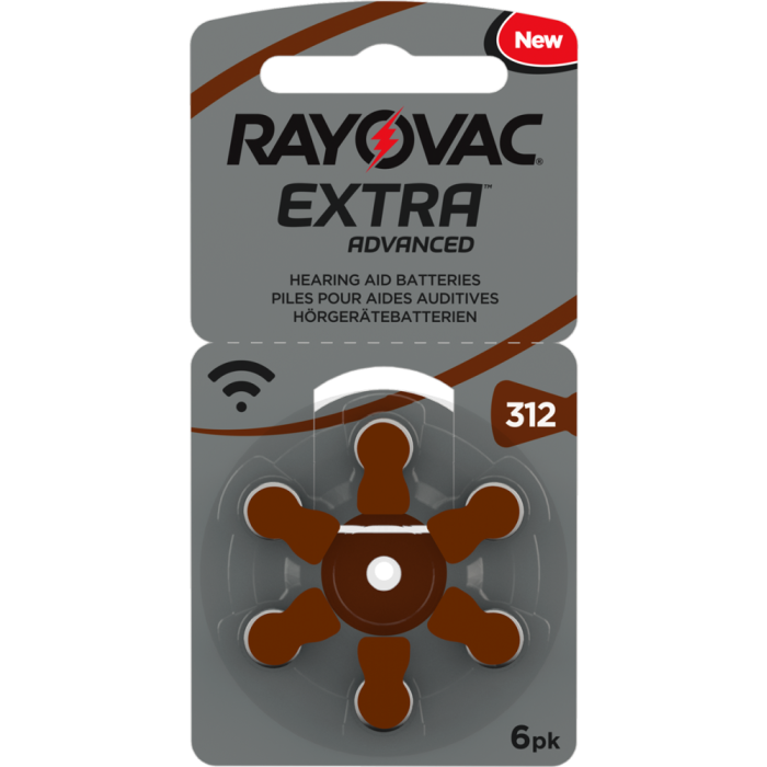 Rayovac Kuulokojeparisto 312 6 kpl