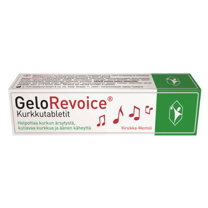 GeloRevoice Kurkkutabl Kirsikka-Mentoli 20 kpl kuva 2