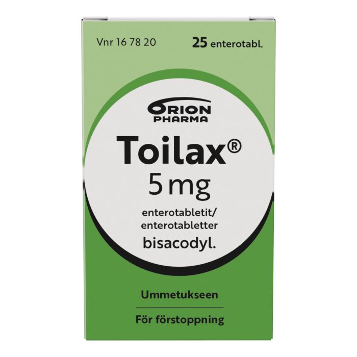 TOILAX enterotabletti 5 mg 25 kpl