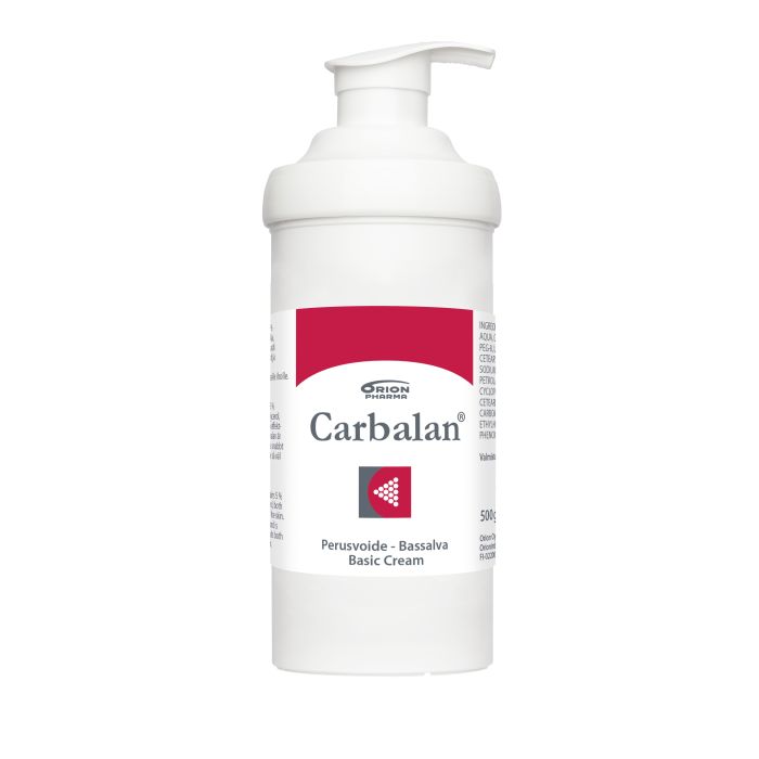 Carbalan perusvoide pumppupullo 500 g
