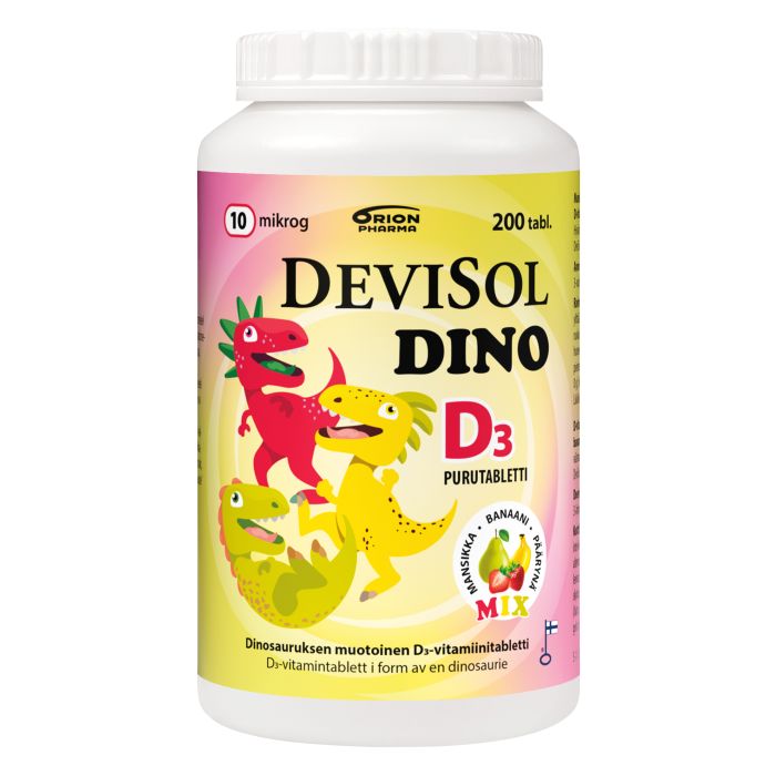 Devisol Dino mix 10 mikrog 200 purutabl kuva 5