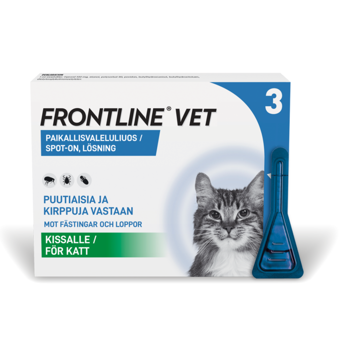 FRONTLINE VET paikallisvaleluliuos 100 mg/ml 3 x 0,5 ml kuva 2