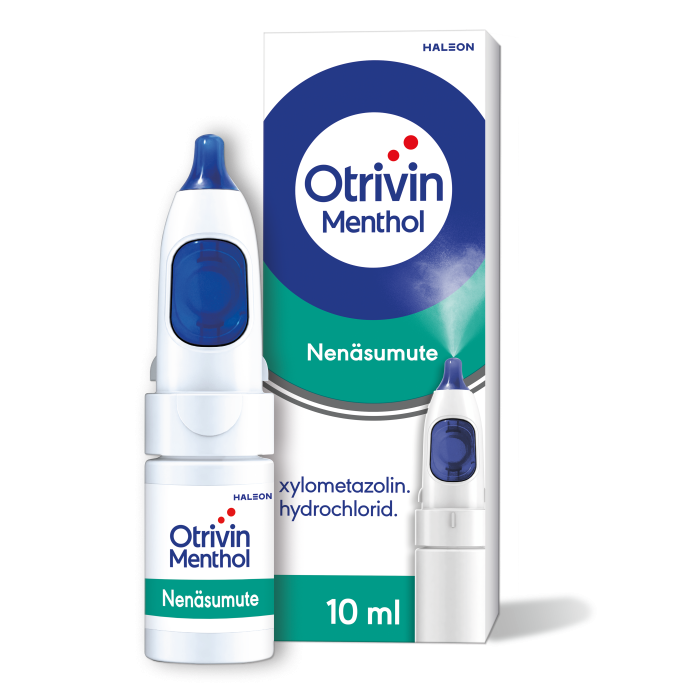 OTRIVIN MENTHOL SÄILYTYSAINEETON nenäsumute, liuos 1 mg/ml 10 ml kuva 6