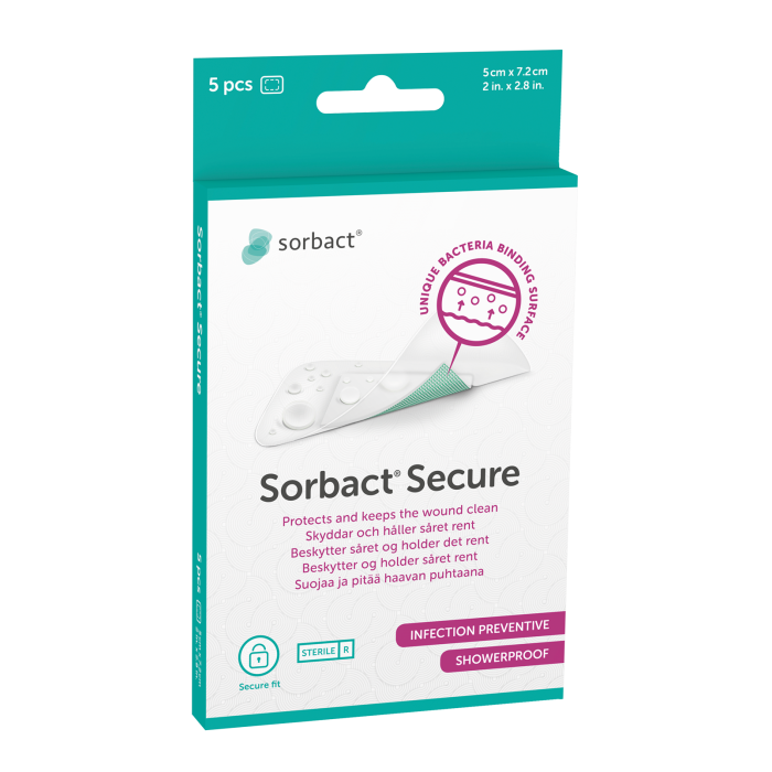Sorbact Secure 5 cm x 7,2 cm (98147) 5 kpl kuva 4