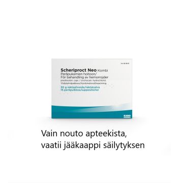 SCHERIPROCT NEO KOMBI peräpuikko ja rektaalivoide 15 + 30 g