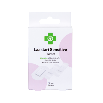 APTEEKKI Laastari Sensitive lajitelma 10 kpl