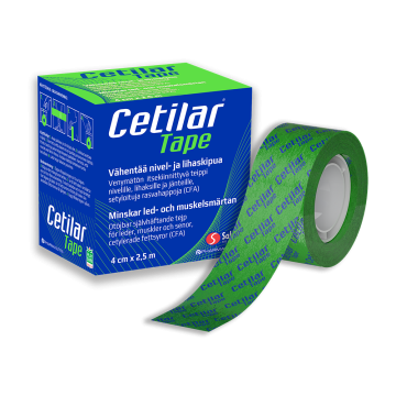 Cetilar Kiputeippi 4 cm x 2.5 m 1 kpl