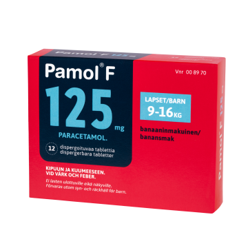 PAMOL F dispergoituva tabletti 125 mg 12 fol