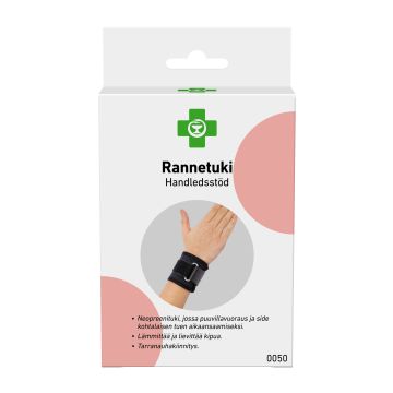 APTEEKKI Rannetuki S, musta 1 kpl
