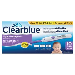 Clearblue digitaalinen ovulaatiotesti kahden hormonin tasot 10 KPL