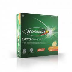 BEROCCA ENERGY ORANGE PORETABLETTI 60 kpl