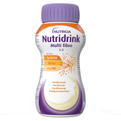 Nutridrink Multi Fibre vanilja 4x200 ml