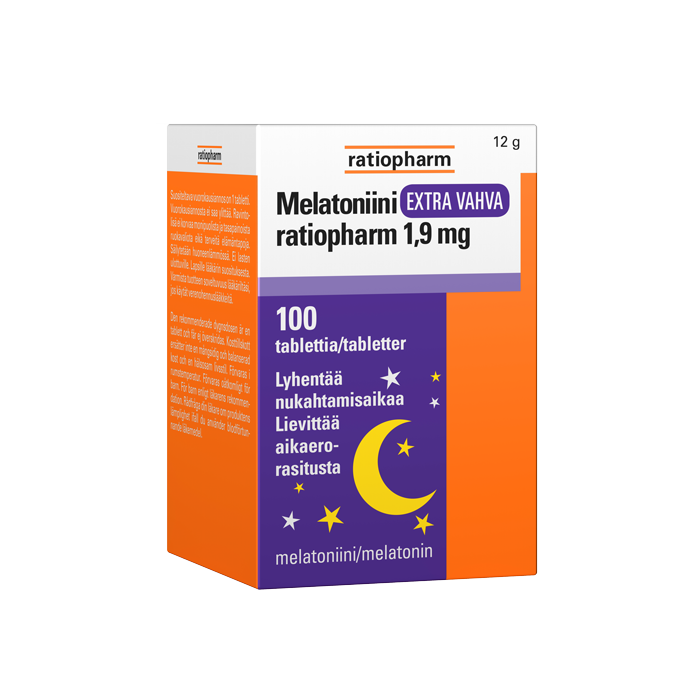 1000019189_MELATONIINI_EXTRA_VAHVA_RATIOPHARM_1_9_MG_100_tabl_pakkauskuva_Pakkauskuva8107_jpg